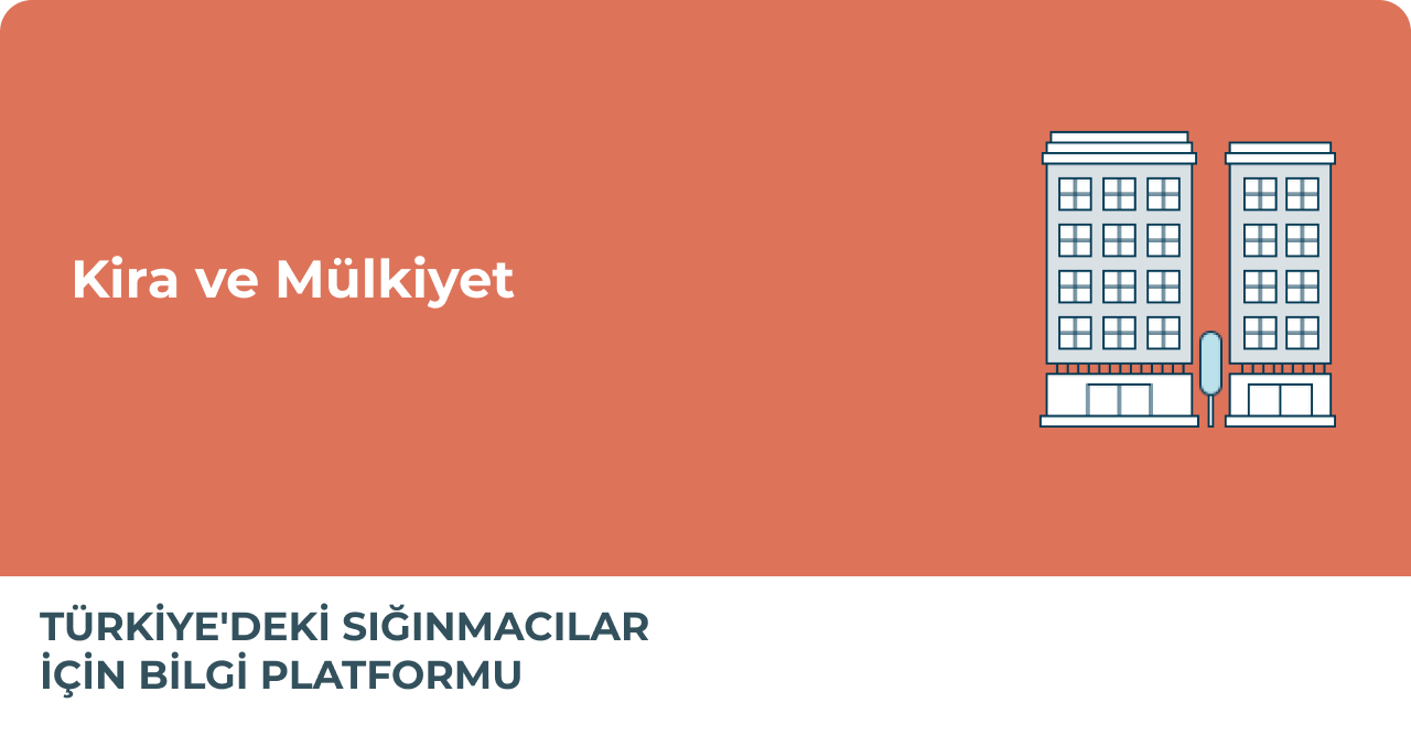 Kira ve Mülkiyet Mülteci Hakları Info Refugee Rights Info